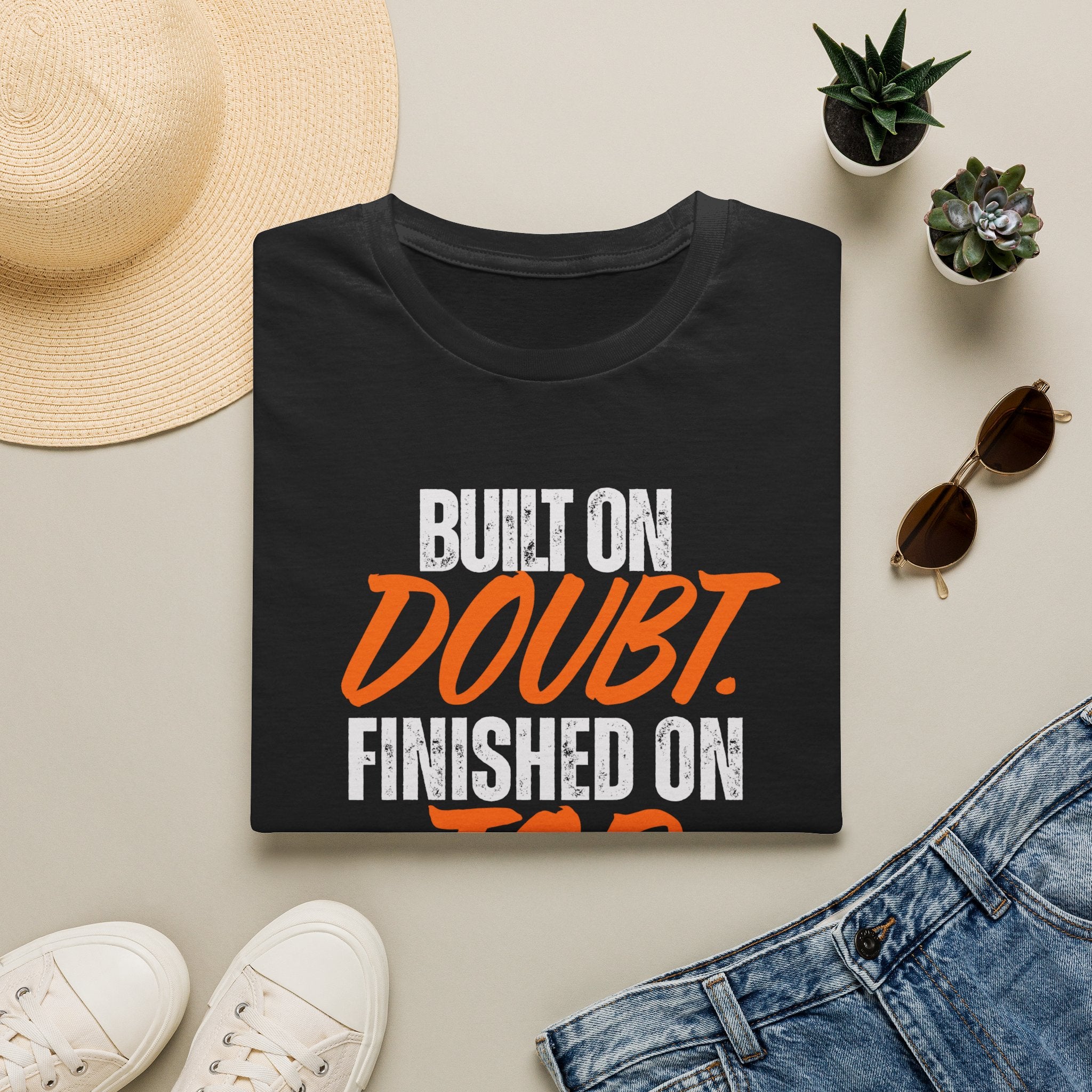 "Built on Doubt Finished on Top" Championship Tee